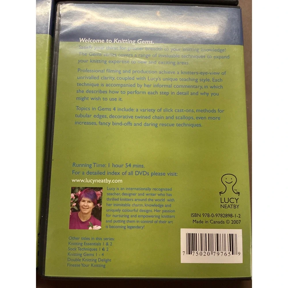 Lucy Neatby Knitting DVD set volume 1 to 4 A Knitter's Companion Knitting Gems - Picture 5 of 6
